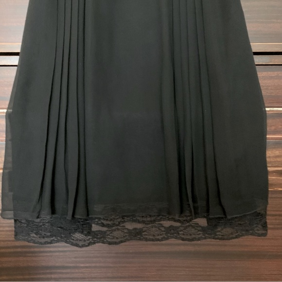 ANNA SUI for Anthropologie, 90's Style, Black Silk Dress, Size 6 - Picture 4 of 9